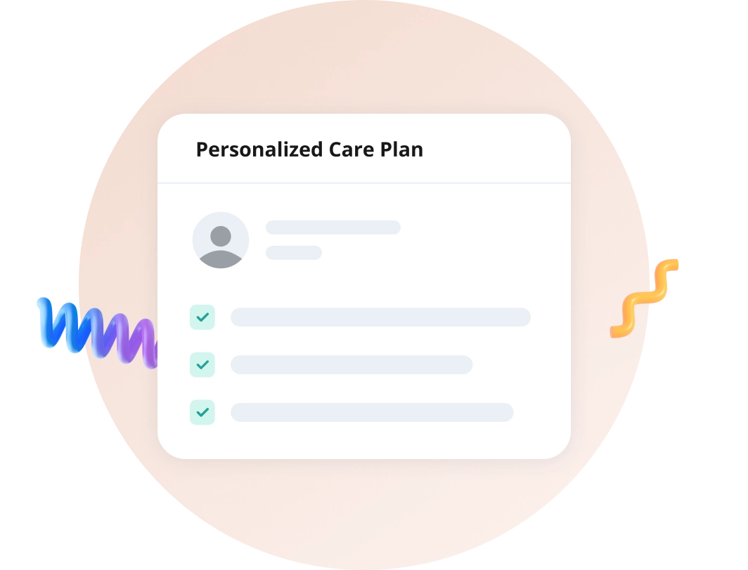 Personalized Care Plan