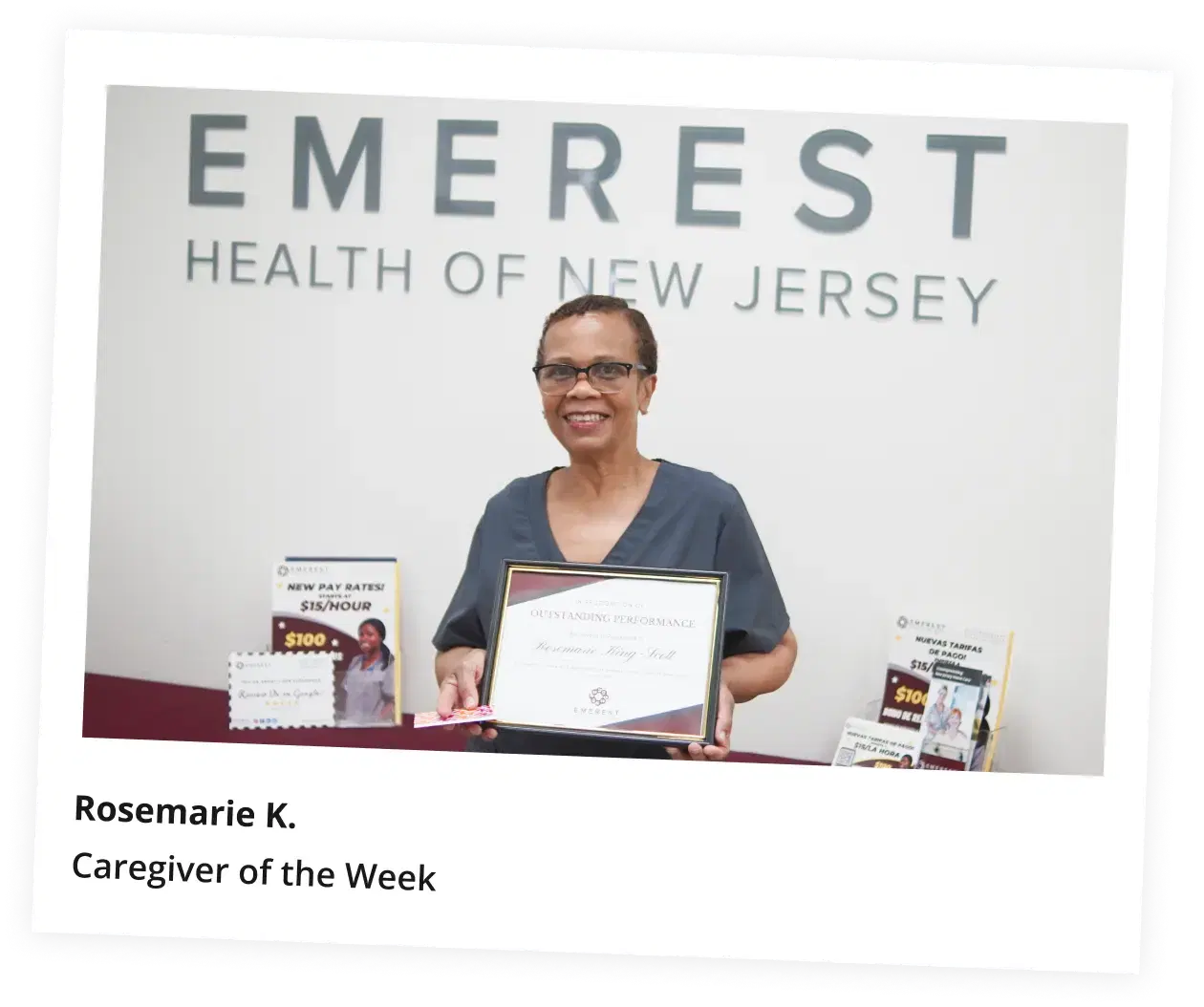 caregiver of the month